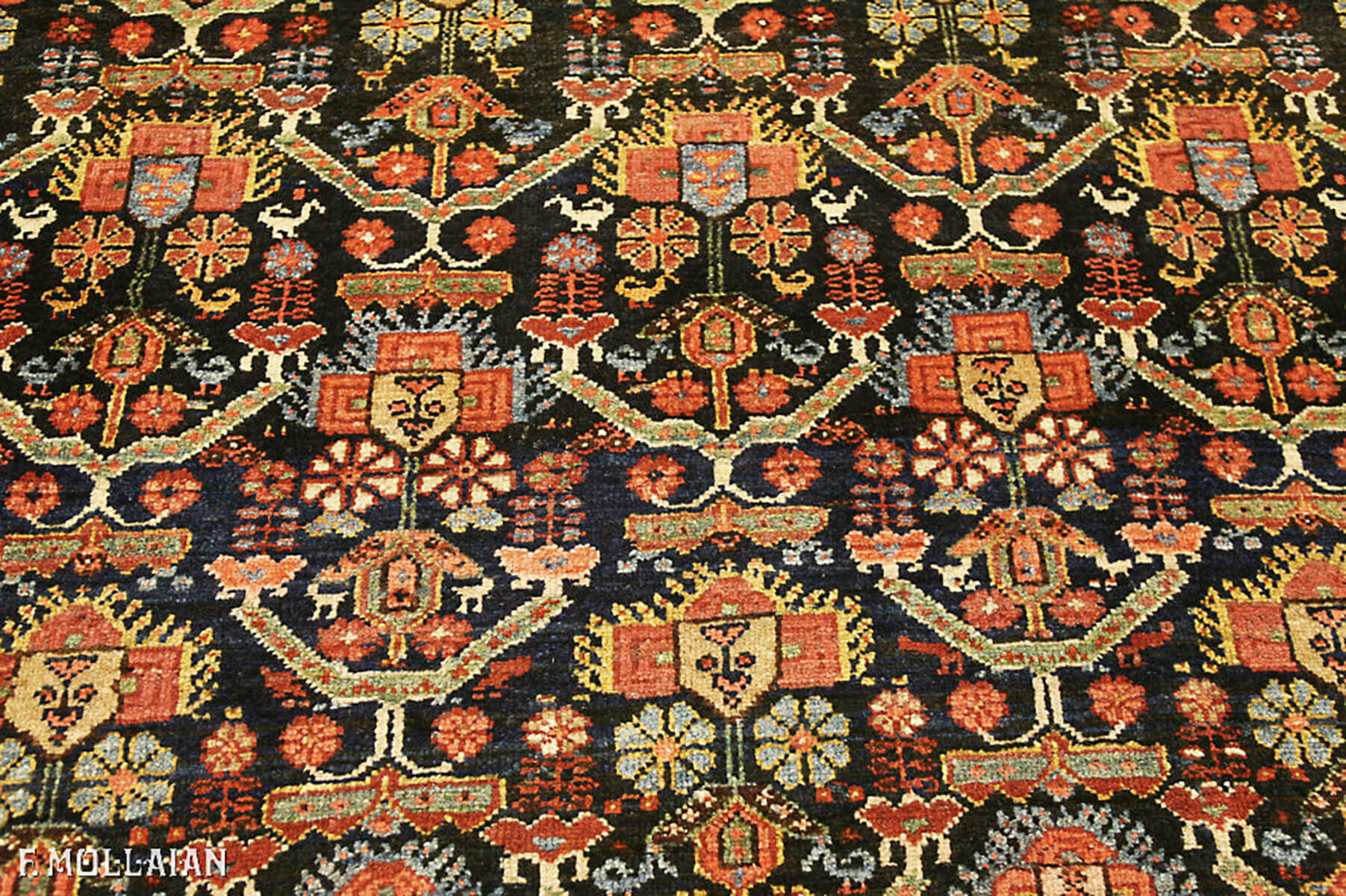 Tapis Persan Antique Malayer n°:73228738